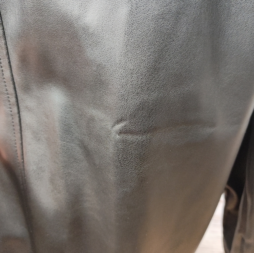 Faux Leather Shacket - Picture 8 of 11